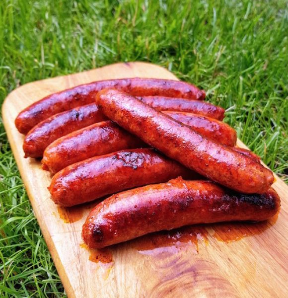 Kiełbaski węgierskie z mangalicy